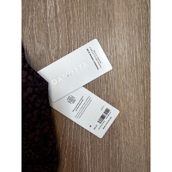 Athleta|Triangle Tankini|Brown Floral|SZ M/D-DD - Picture 2 of 7